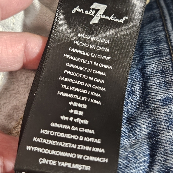 7 For All Mankind easy slim jeans size 27 - Picture 14 of 16